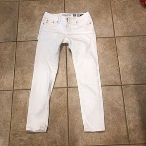 Miss me white skinny jeans